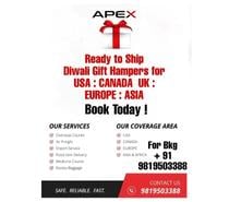 Diwali Gift Hampers to USA, CANADA ,EUROPE call 9819503388
