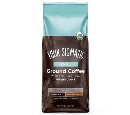 Beauty products for sale - Photos for Chill Decaf Organic Ground Coffee with Reishi, Chaga Mushrom