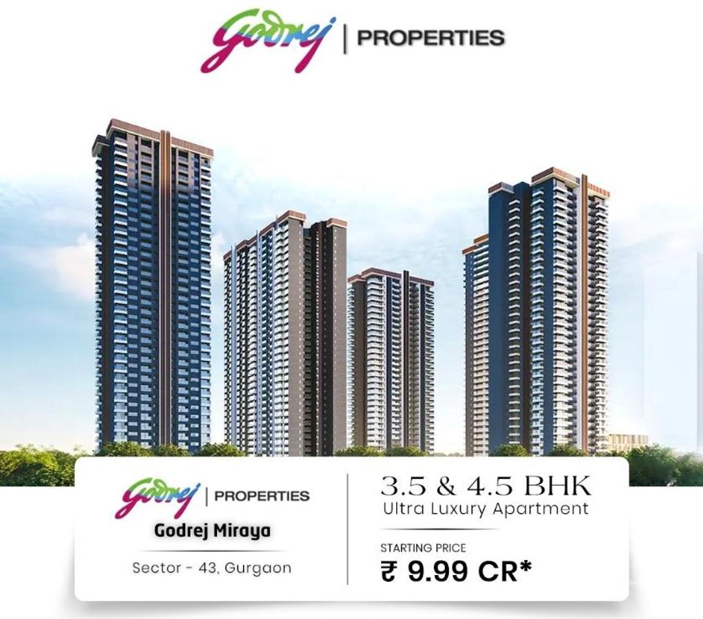 Houses & Flats for sale Gurgaon - Photos for Godrej Miraya Sector 43, Gurgaon @9999977783