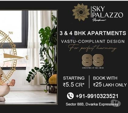 apartments for sale - Photos for Sky Palazzo Residences Sector 88B, Dwarka Expressway