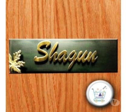Painting services - Photos for Don’t Miss Out Order Brass Door Name Plate (18x6 Inches)