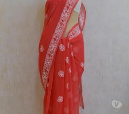 Clothes & Accessories - Photos for Buy the online chikankari saree, chikan saree - Nazrana Chik