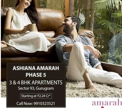 Flats for sale - Photos for Ashiana Amarah Phase 5 Gurugram