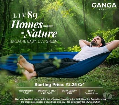 Flats for sale - Photos for Ganga Realty Liv89 Gurgaon