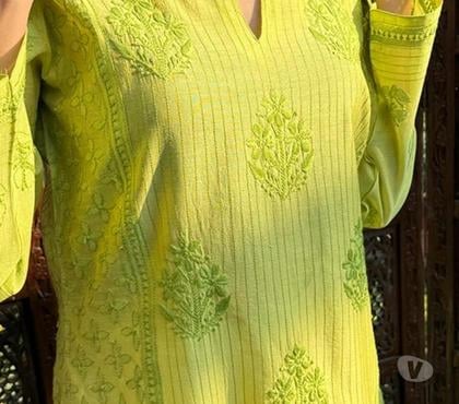 Buy & Sell Clothes - Photos for Buy online chikankari kurti, chikankari long kurti - Nazrana