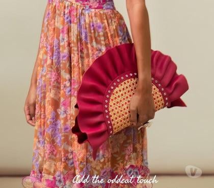 Clothes & Accessories - Photos for Frill Leather Oddbeat Clutch – Bold & Unique Style