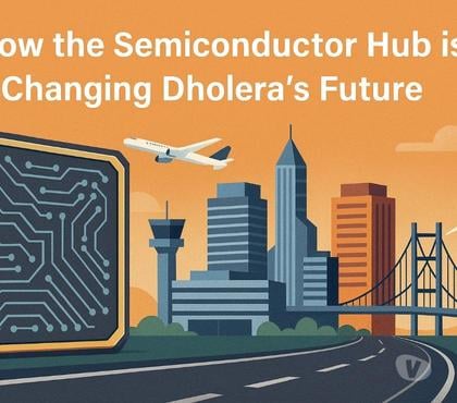 Land sale - Photos for Dholera Semiconductor Hub: Future Growth & Investment Hotspo