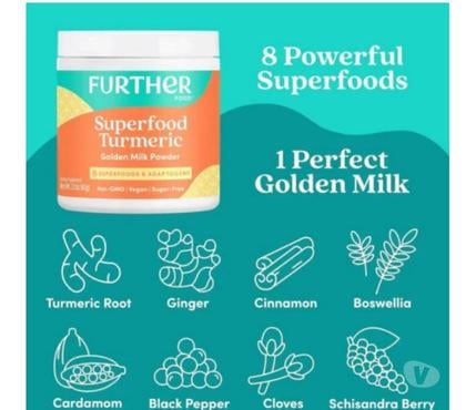 Diet products for sale - Photos for Further Food Turmeric Daily Golden Mylk Powder