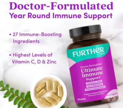 Health - Diet - Beauty - Photos for Further Food Ultimate Immune Support Superfood Capsules