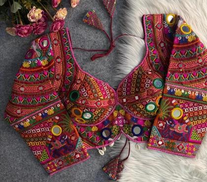 Buy & Sell Clothes - Photos for Buy Navratri Garba Blouse Online at Low Price in Surat