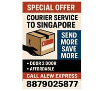 Courier Service to SINGAPORE from Navi Mumbai call 887902597