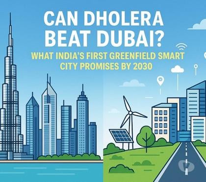 Land sale - Photos for Can Dholera Beat Dubai Indias First Greenfield Smart City