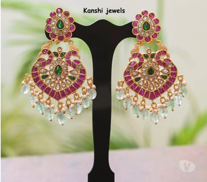 Fashion accessories for sale - Photos for Dulhan’s Choice: Jadau Kundan Chandbali from Kanshi Jewels