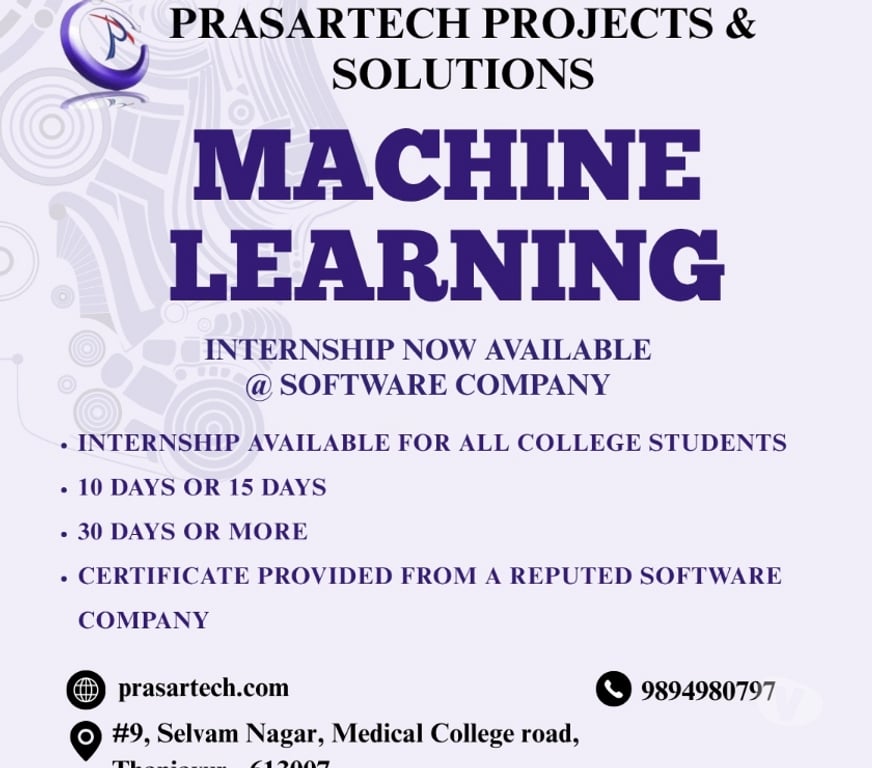 Professional Training Thanjavur - Photos for Internships at Prasartech