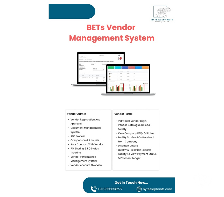 Web services Nashik - Photos for BETs Vendor Management System