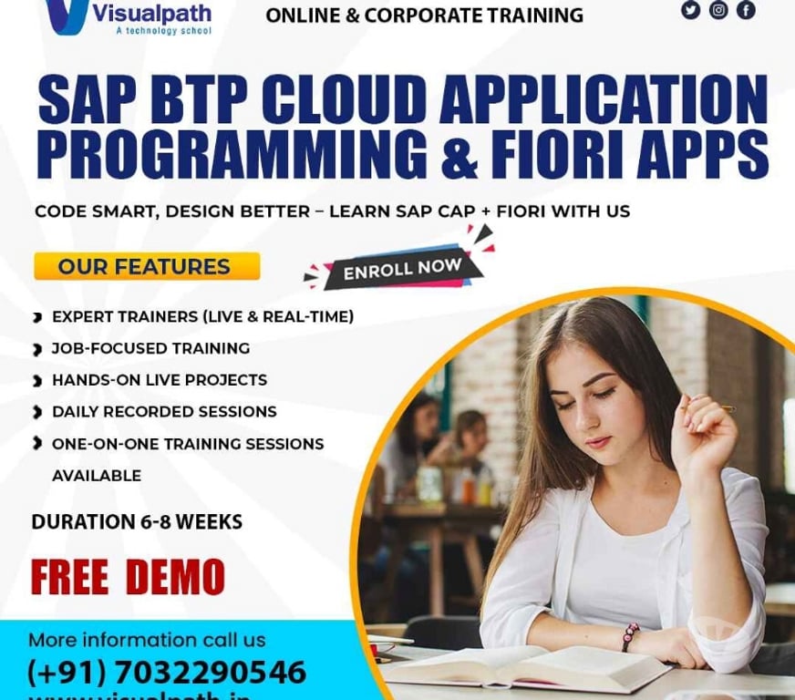 Professional Training Hyderabad - Photos for Join SAP BTP Cloud Application Programming Course Visualpath