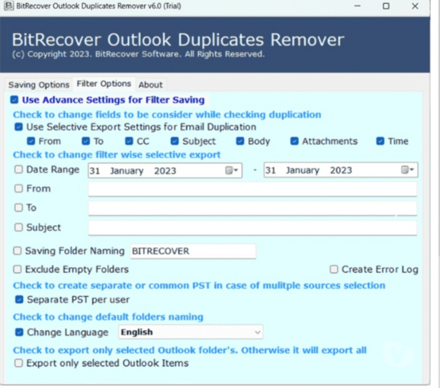 Web services New Delhi - Photos for BitRecover Outlook Duplicate Remover