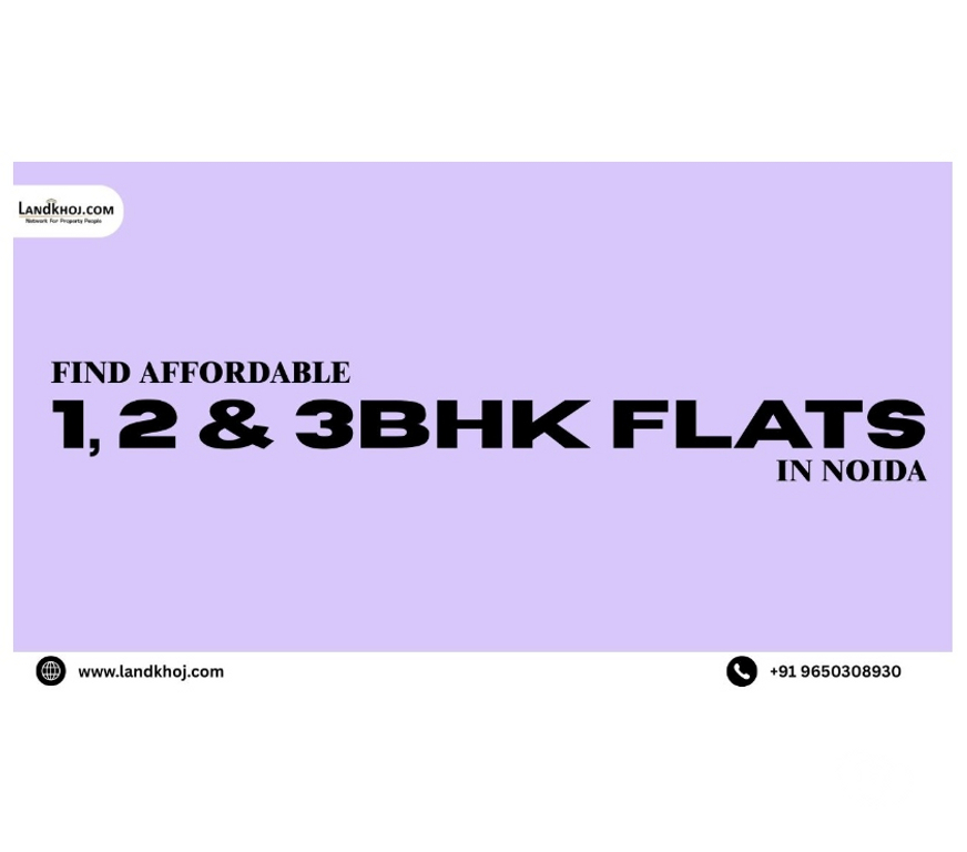 Houses & Flats for sale New Delhi - Photos for Find Affordable 1, 2 & 3 BHK Flats in Noida with Landkhoj