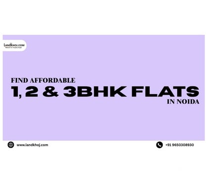 Houses & Flats for sale - Photos for Find Affordable 1, 2 & 3 BHK Flats in Noida with Landkhoj