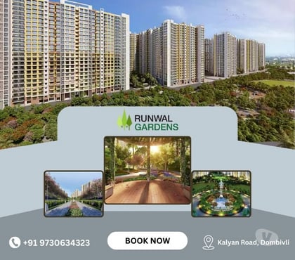 apartments for sale - Photos for Runwal Gardens Dombivli My City Luxurious 1 2 & 3 BHK Flats