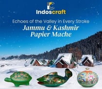 Buy Papier mache Utility Box Online in India | Indoscraft