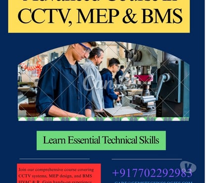 Professional Courses - Photos for Advanced Course in CCTV, MEP & BMS | Career-Focused Training