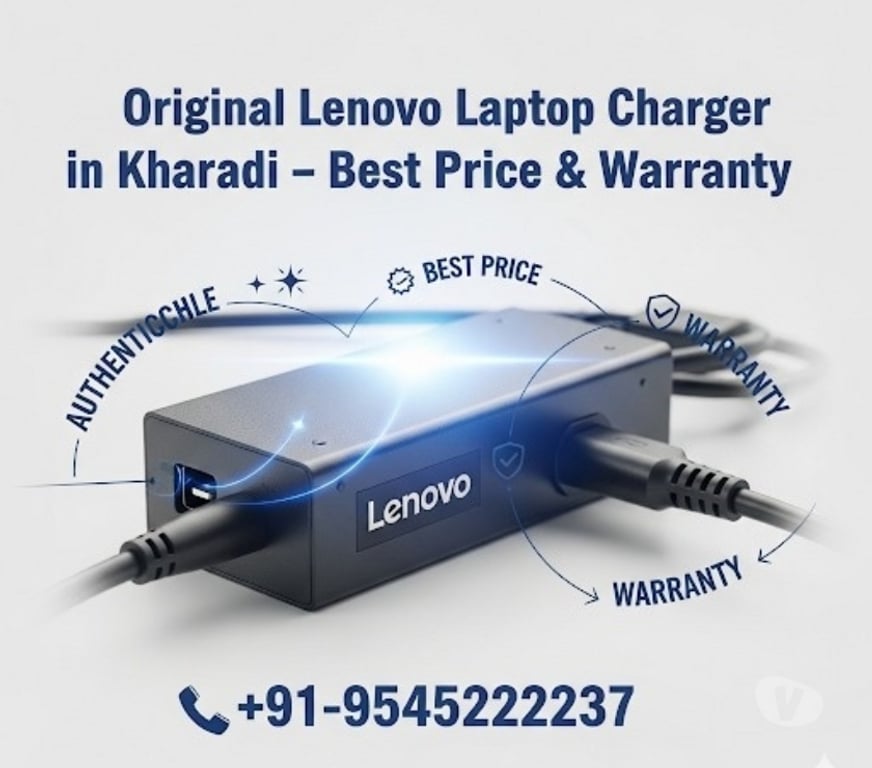 Web services Pune - Photos for Original Lenovo Laptop Charger in Kharadi Best Price & War