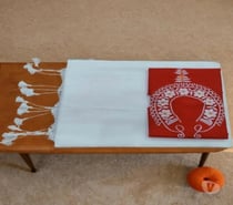 Elegant Organza and Hakoba Mixed Design Saree