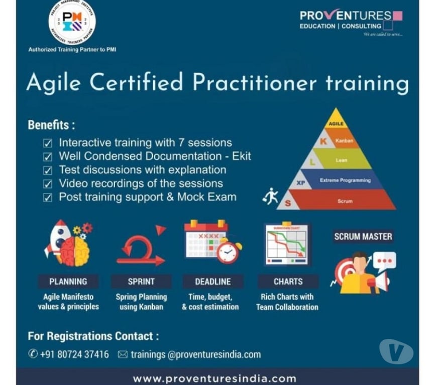 Professional Training Hyderabad - Photos for PMI-ACP Certification Training Course | Proventures India