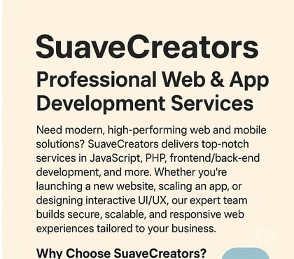 Internet services - Photos for SuaveCreators – Professional Web Development Services