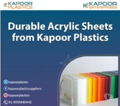 Bulk Database - Photos for Durable Acrylic Sheets from Kapoor Plastics