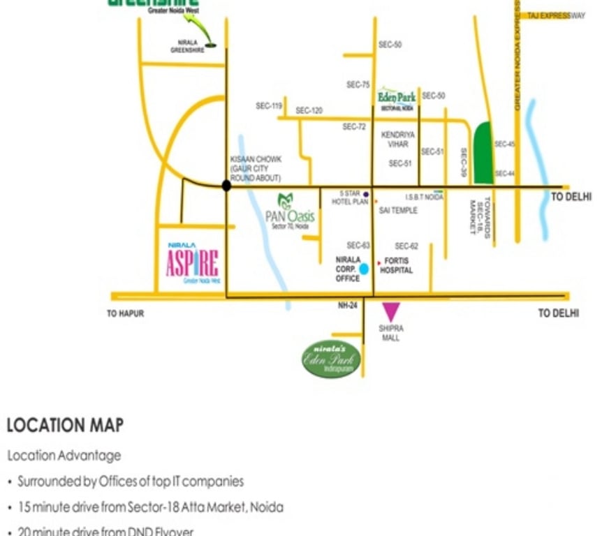 Houses & Flats for sale Noida - Photos for Nirala Greenshire Phase 2 Noida Extension