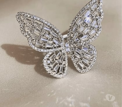 Jewellery - Photos for Shop Luxury Crystal Butterfly Ring Online