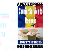 Courier Service to ROMANIA from Mumbai call 9819503388
