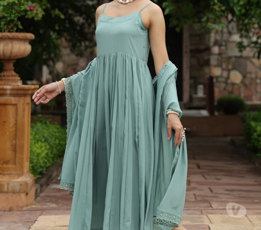 Buy & Sell Clothes Jaipur - Photos for Get Traditional Anarkali Kurta Sets With Heritage Detailing