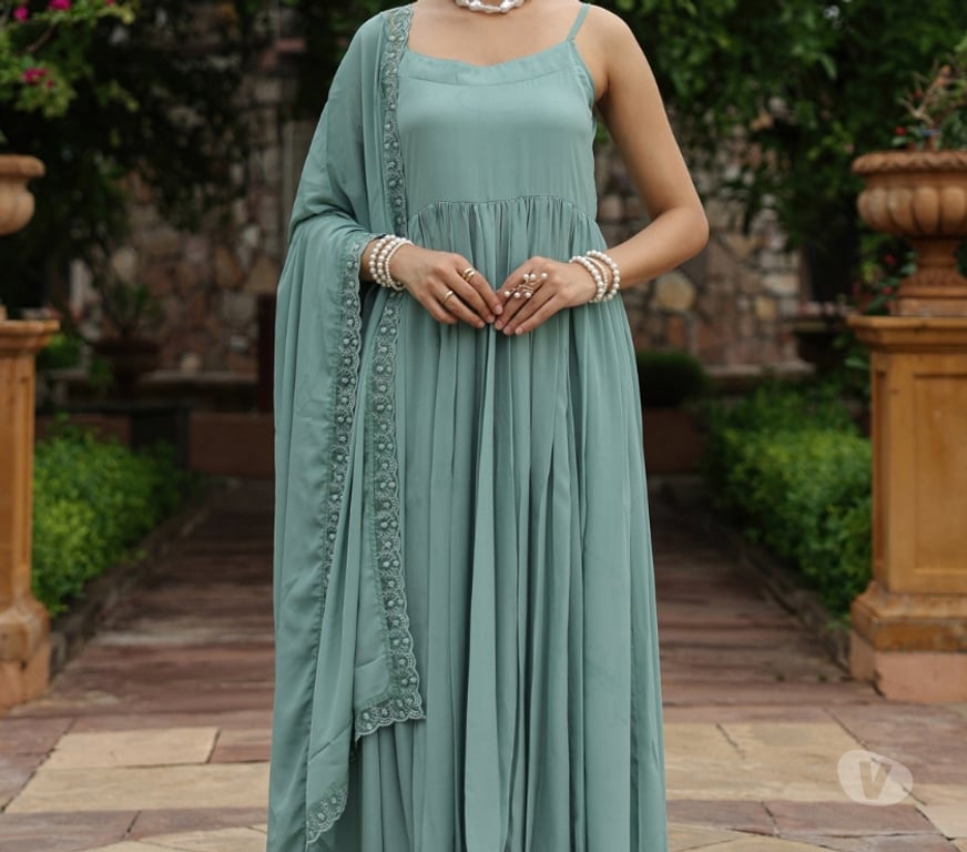 Buy & Sell Clothes Jaipur - Photos for Get Traditional Anarkali Kurta Sets With Heritage Detailing