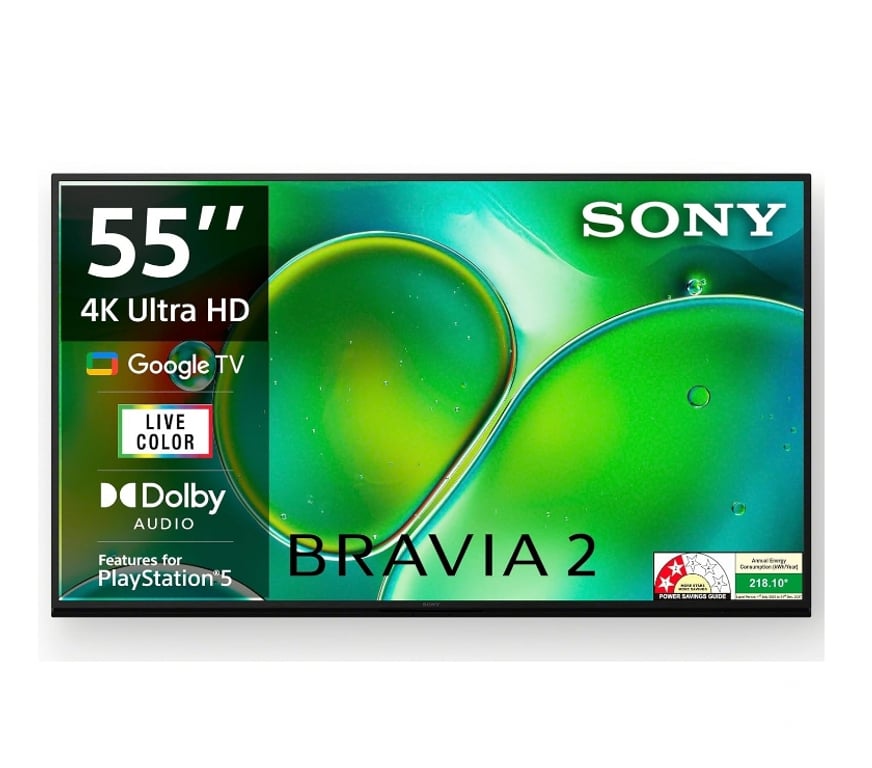 Camera for sale Gurgaon - Photos for Sony Bravia 55-inch 4K Ultra HD Smart Google TV - K-55S25