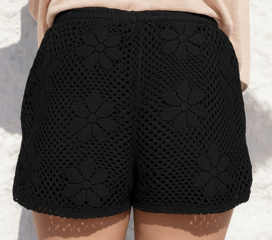 Buy & Sell Clothes Noida - Photos for Adelia Cotton Lace Shorts by Beachbum