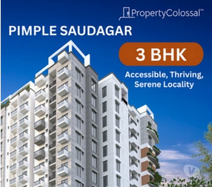 houses for sale - Photos for 3 BHK Flats for Sale in Pimple Saudagar, Pune