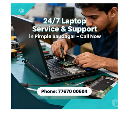 Internet services - Photos for 24 7 Laptop Service & Support in Pimple Saudagar Call Now