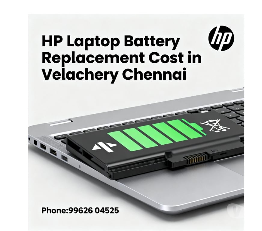 Web services Chennai - Photos for HP Laptop Battery Replacement Cost in Velachery