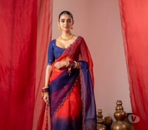 RANGOLI SAREE WITH UNSTITCHED BLOUSE PIECES