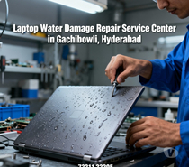 Laptop Water Damage Repair Service Center in Gachibowli, Hyd