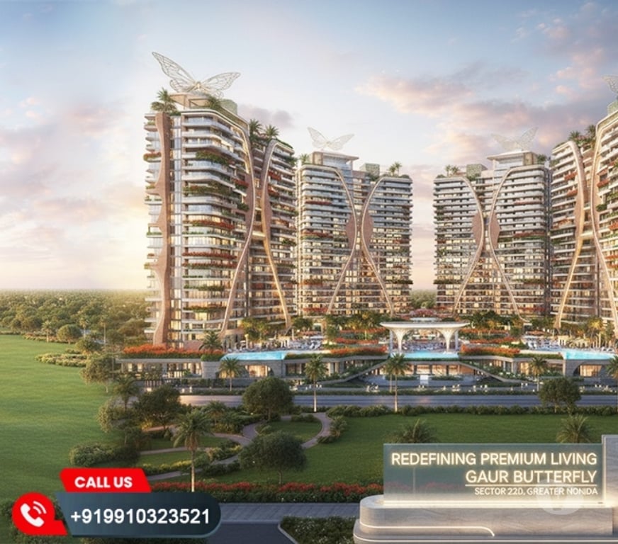 Houses & Flats for sale Noida - Photos for Gaur Butterfly Sector 22D