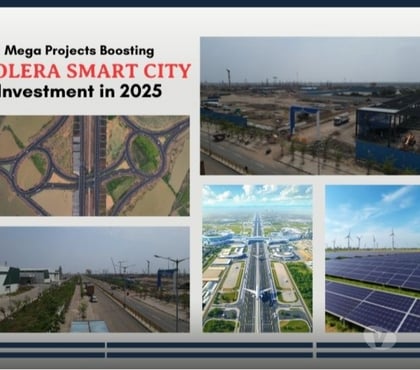 Land for sale - Photos for Mega Projects Transforming Dholera Smart City