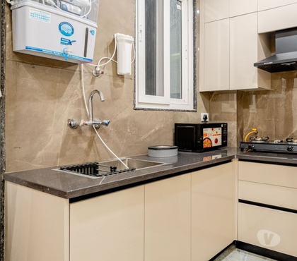 property for rent - Photos for 1BHK Serviced Apartment Near Artemis Hospital for Exhibition