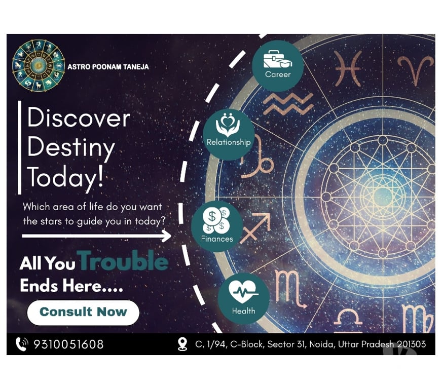 Astrology-Horoscope-Vaastu Noida - Photos for Astro Poonam Taneja Experienced Astrologer in Noida