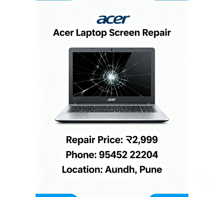 Web services Pune - Photos for Acer Laptop Screen Replacement and Price in Aundh, Pune