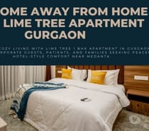 1BHK Service Apartment Near Artemis Gurgaon for Startup Team