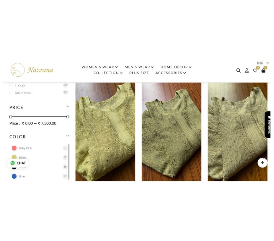 Buy & Sell Clothes Lucknow - Photos for Chikan Kurti Online – Low Prices